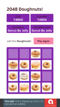 2048 Donut 🍩 Screen Shot 0