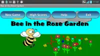 Bee in the Rose Garden Screen Shot 0