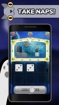 Cat with Dice in Ghost Castle Screen Shot 3