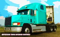 Русский дальнобойщик Truck Sim Screen Shot 3
