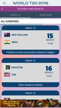 Live Cricket Scores 2016 Screen Shot 10