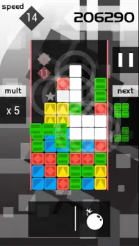 hybrix - a fast-paced block puzzler Screen Shot 0