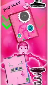 Pink Robo super power girl Screen Shot 3