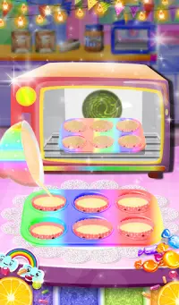 Unicorn Rainbow Cup Cake - Kids Cooking Game Screen Shot 12