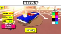Blocky Car Racer - لعبة سباق Screen Shot 4