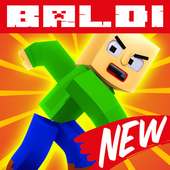 Baldi for Minecraft PE game with new mod and addon