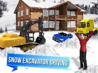 Snow Excavator Rescue Sim 3D Screen Shot 11
