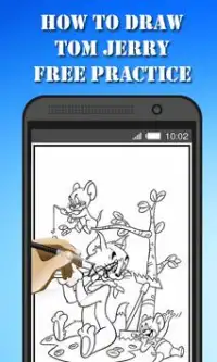 How To Draw Tom Jerry Free Practice Screen Shot 5