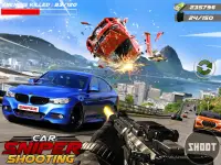 Car Racing Sniper Vs Thieves - Shooting Race games Screen Shot 3