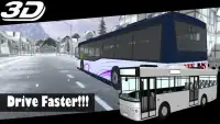 Snow Bus Driver Simulator HD Screen Shot 3