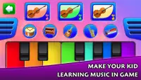 FunnyTunes: kids learn music instruments toy piano Screen Shot 0