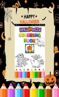 Halloween coloring pages : witches &  Pumpkins Screen Shot 0