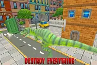 Dinosaur Rampage: City Battle Screen Shot 7