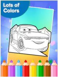 How to color Mcqueen Cars 3 Screen Shot 2
