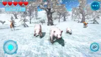 Симулятор выживания Арктического медведя Screen Shot 1