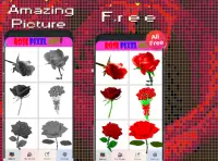 Rose Flower Pixel Art-Color By Number New 2021 Screen Shot 1