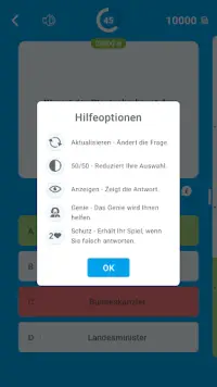 Neuer Millionär Quiz 2020 -  Quiz game in German Screen Shot 5