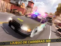 Coche Policial Corre Ladrón 🚨 Carreras Policía Screen Shot 6
