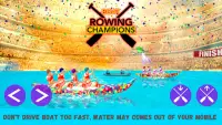 Olympischen Ruderboot: Boat Racing Simulator Screen Shot 0