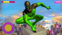 Flying Super Rope Hero 3D - Miami Crime Fighting Screen Shot 0