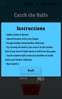 Catch Falling Balls Screen Shot 4