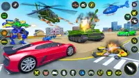 Helicopter Robot Car Game 3d Screen Shot 2