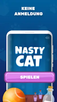 Kostenloses Geschicklichkeitsspiel Nasty Cat Screen Shot 5