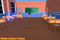 virtuele middelbare school leraar 3d Screen Shot 2
