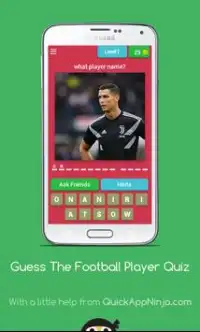 Guess The Football Player Quiz Screen Shot 0