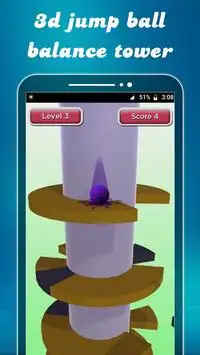 3d Helix Jump Ball – Tower Balance Game Screen Shot 5