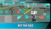 Permainan perlumbaan motosikal Screen Shot 0