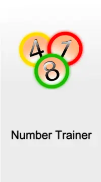 Math Numbers Trainer Screen Shot 1