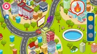 Children's Fire Truck Game - Firefighter Game Screen Shot 1