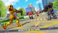 Grande Robô Carro Crime Batalha Simulador Screen Shot 2