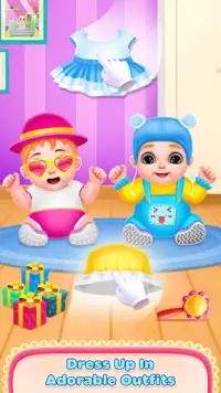 Pregnant Mommy &Twin Baby Care Screen Shot 1