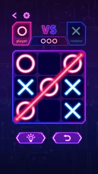 Tic Tac Toe 2 Player: XOXO Screen Shot 1