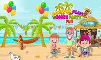 finge jugar vacaciones verano fiesta en la playa Screen Shot 4
