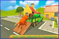 Conductor de camiones de transporte: animales Screen Shot 2