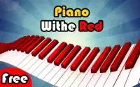 Piano White Red Free Screen Shot 1