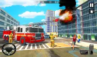 Truck Driving Rescue Game - Fire Truck Rescue 911 Screen Shot 6