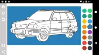 Japanese Cars Coloring Book Screen Shot 11