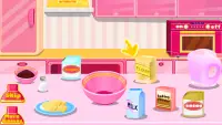 العاب بنات طبخ لعبة تحضير كعكة Screen Shot 3