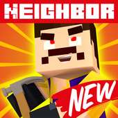 Hola mapa de vecinos y mod para Minecraft PE