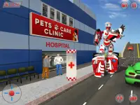 Ambulance Robot City Rescue Game Screen Shot 7