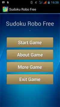 Sudoku Robo Free Screen Shot 0