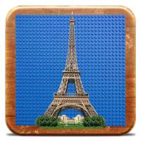 Eiffel Tower in bricks