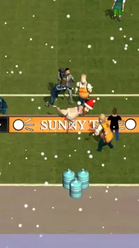 Football run: Crazy fat streaker runner! 3d games! Screen Shot 3