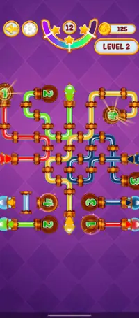 Alchemy Pipes - Casual Connect Water Flow Puzzle Screen Shot 4