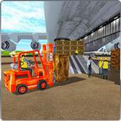 Airport Cargo Forklift Sim 3D