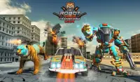 Robot Transforming Wild Tiger Game: Cheetah Games Screen Shot 7